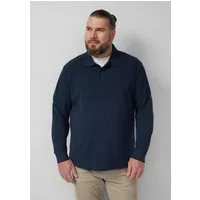 s.Oliver Langarmshirt Polo-Shirt Langarm-Poloshirt aus Baumwoll-Piqué mit Bündchen