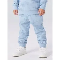 Name It Sweatpants NMMVARON für Jungen mit Tunnelzug und Markenlabel bedruckt, casual, normal, Baumwolle, ohne Kragen