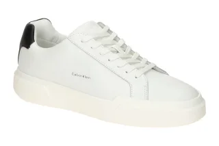 Calvin Klein Herrenschuhe YM01344 01W Chunky Cupsole - Laceup Wei?/Schwarz