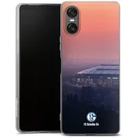 DeinDesign Handyhülle Stadion FC Schalke 04 Offizielles Lizenzprodukt Schalke 04 Stadion, Sony Xperia 10 VI Silikon Hülle Bumper Case Handy Schutzhülle