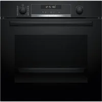 BOSCH Pyrolyse Backofen Serie 6 HBG578BB3, mit Teleskopauszug nachrüstbar, Air Fry für knusprige Lebensmittel & automatische Selbstreinigung
