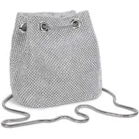 Oemmn Clutch Damen Abendtasche Shiny Strass Handtasche Strasssteine