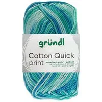 Gründl 50 Gramm Gründl Cotton Quick Print Strickgarn Farbauswahl Bastelgarn