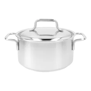 Demeyere Apollo 7 Bratentopf mit Deckel 18 cm, 18/10 Edelstahl