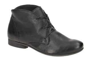 Think GUAD Damen Stiefeletten 3-000407-0000 Schwarz - elegante Echtleder Stiefel