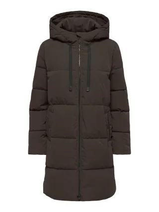 JDY - JDYBLAIR LONG HOOD PUFFER OTW SIJ NOOS Chocolate Torte - Gr. - XL