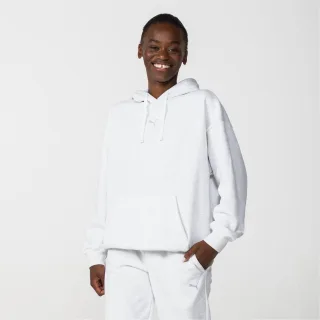 Puma - "Essentials" Kapuzenpullover für Damen, Übergroß (Eisgrau meliert)