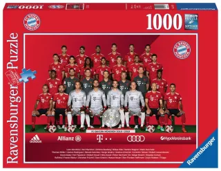 Ravensburger Puzzle 19879 - FC Bayern: Saison 2018/19 [1000 Teile]