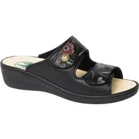 Franken-Schuhe Art. 250 Damen Pantolette (mit loser Einlage und STRETCH geeignet bei Hallux Valgus, Weite "K) Made in Germany