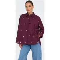 ONLY Hemdbluse ONLNEW LINA GRACE LS EMB SHIRT NOOS WVN