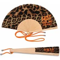 Giftcompany Handfächer Giftcompany - Handfächer Fächer Fififan "Leo - Hot Era" Braun 23 cm