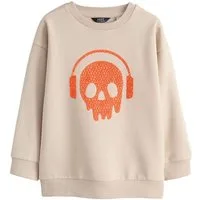 Next Sweater Rundhals-Pullover mit Grafik (1-tlg)