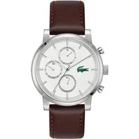 Lacoste Multifunktionsuhr Replay 2011486, Quarzuhr, Armbanduhr, Herrenuhr, Lederarmband, analog