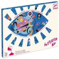 DJECO Kreativset Inspired by: Vassily Kandinsky Sandkunst abstrakte Motive 7–99 Jahre