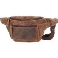 The Skandinavian Brand Umhängetasche The Skandinavian Brand Leder Bauchtasche, Hüttasche, Body Bag braun (1-tlg)
