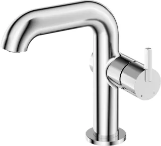 Neuesbad Serie 600 Waschtischarmatur mit reckteckigem Auslauf ohne Ablaufgarnitur, Oberfläche: chrom NB1BQS_024M1