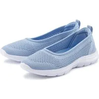 LASCANA Halbschuh, Slip-On-Sneaker, Sneaker Ballerinas zum Reinschlüpfen VEGAN