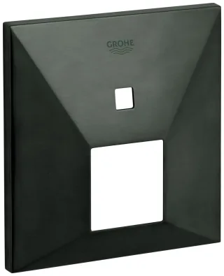 Grohe Rosette 48437 eckig für EHM-FMS 2 ASV hard graphite gebürstet, 48437AL0 48437AL0