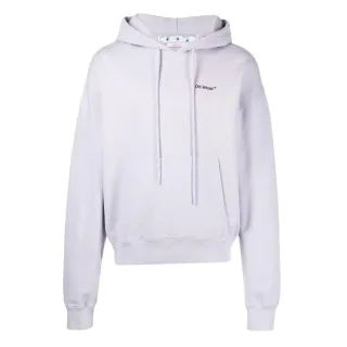 Off-White Caravaggio Arrow Over Dusty Lilac Lila Kapuzenpullover