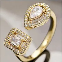 Medusa Accessoires Fingerring Selin Vergoldete Ring