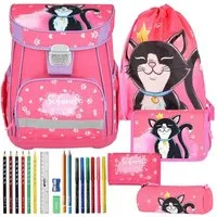Spirit Schulranzen Set Vision 11-teilig 2026 Mädchen pink Cat Queen