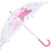Peppa Pig Partnerschirm Schirm Ø 71 cm – Bunter Regenschirm für Kinder mit Peppa Pig Muster