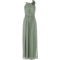 SWING Abendkleid - Crinkle Chiffon Kleid - festliches Maxikleid