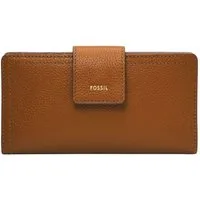 Fossil Geldbörse RFID Tab Clutch, aus echtem Rindsleder mit RFID-Blocker Schutz