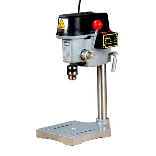 High Speed Mini Drilling Machine 340W Adjustable 3 Speed Benchtop Drill Press 1-10mm Chuck for Wood Plastic Aluminum