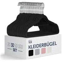 Blumtal Kleiderbügel Rutschfest - Samtoptik - Platzsparend, (30-tlg), Premium inkl. Krawattenhalter, 360° drehbar, Anti-Rutsch Bügel