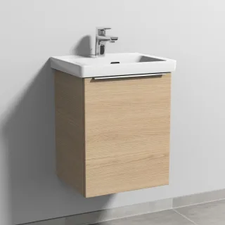 Sanipa 3way Waschtischunterbau zu Villeroy & Boch Subway 3.0 Waschtisch mit 1 Tür, Eiche-Nordic UM84348