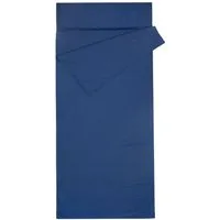 ZOLLNER24 Schlafsackinlett, 90 x 220 cm, Seitenschlitz, Kopfkissenfach