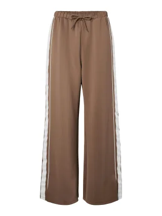 PIECES - PCTRACK HW NEW PANTS Coffee Quartz - Gr. - L