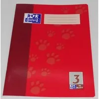 OXFORD Schulheft Schulheft Lineatur liniert DIN A4 Rand rundum, 16 Blatt