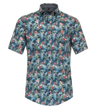 CASAMODA - Freizeithemd Kurzarm grün - Gr. - XL