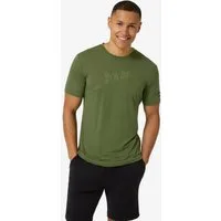 SUPER.NATURAL T-Shirt für Herren, aus Merinowolle M HIKING TEE mit coolem Outdoor Motiv