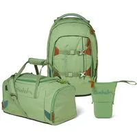 Satch Schulrucksack Pack (3tlg., inkl. Pencil Slider und Sporttasche)