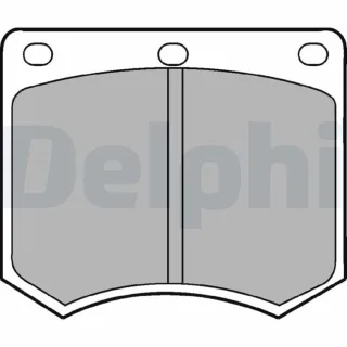 Delphi Bremsbel?ge vorne Ford Lotus