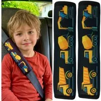 HECKBO Schlafkissen Kinder Auto Gurtpolster Gurtschutz Sicherheitsgurt Polster