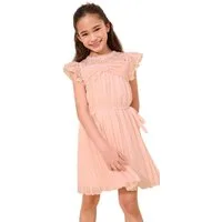 LIPSY Partykleid Lipsy festliches plissiertes Kleid mit Schleife (2-tlg)