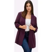 Sheego Blusenblazer Longblazer Langarm