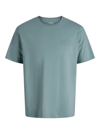JACK&JONES - JJECORP LOGO TEE SS O-NECK NOOS Mineral Blue - Gr. - L