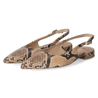 Högl Slingballerinas - Gr. 36 - Beige - Glattleder