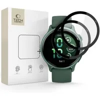 TECH PROTECT Displayschutzglas Glass Flex+ für Garmin Vivoactive 6, 2-teiliges Set, 2er-Pack bruchsicheres Hybridglas mit 7H Keramikbeschichtung