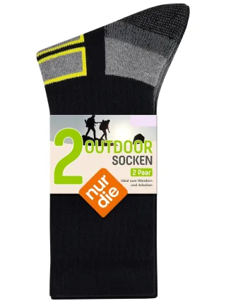 NUR DIE Damen Outdoor Socken 2er Pack