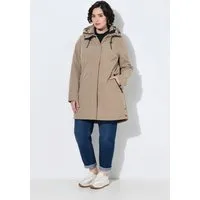 Ulla Popken Funktionsjacke HYPRAR Funktionsjacke wasserabweisend Kapuze