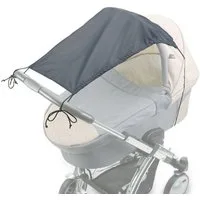 Diago Kinderwagen-Sonnenschutzhülle Anthrazit, Sonnensegel für Kinderwagen Sonnenschutz - Sonnenverdeck Babywanne