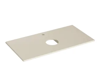 VitrA New Metropole Konsolenplatte 100 x 50 cm zu Aufsatzschale rund Sandbeige Matt,7544B422-1826 7544B422-1826