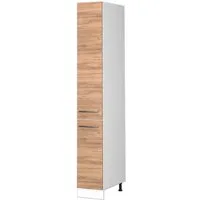 Vicco Hochschrank Fame-Line, Goldkraft Eiche/Weiß, 30 cm (1-St)