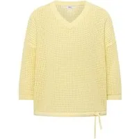 CECIL Strickpullover TOS_Crochet V-neck